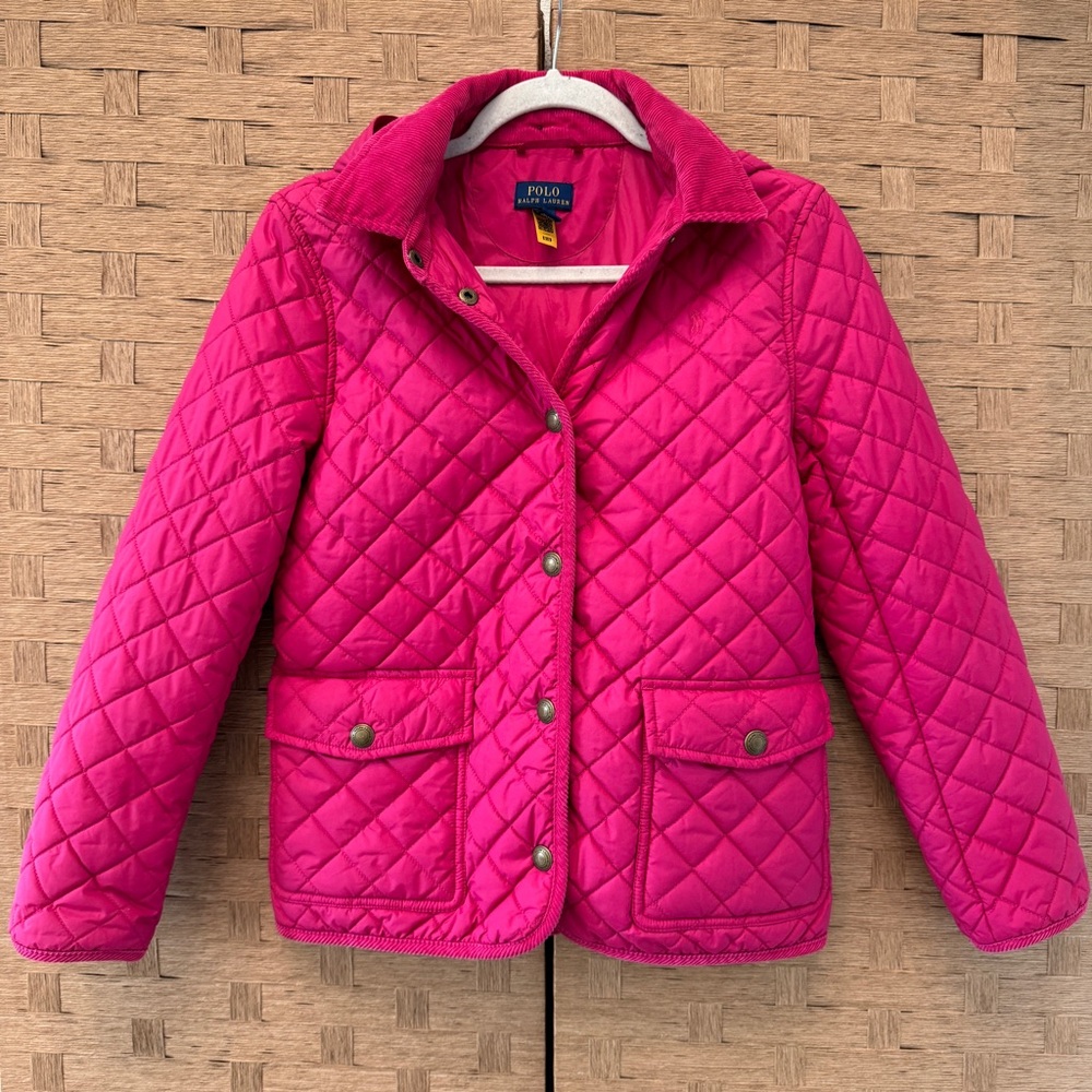 RALPH LAUREN POLO Audrey Quilted Collared Jacket